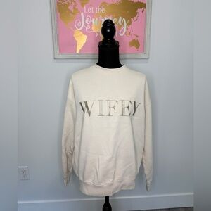 Six Stories Beige Wifey Sweater (M)